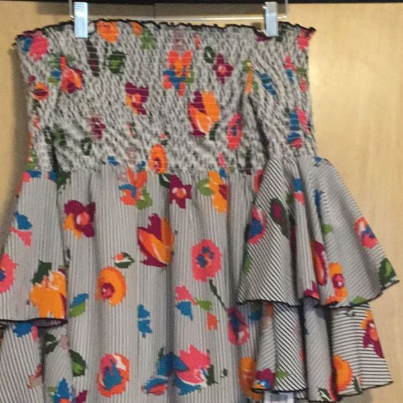 Nicole Miller Layered Cold Shoulder LongSle Dress - Picture 2 of 8